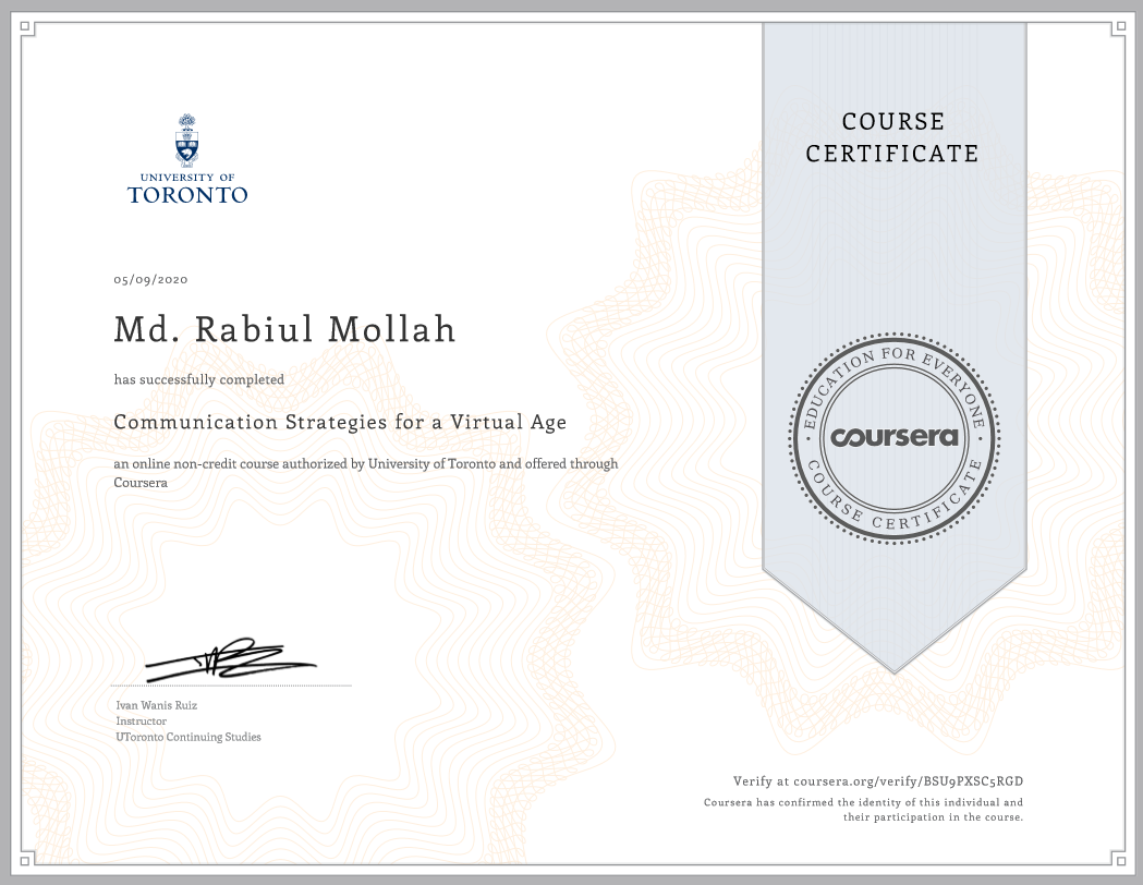Communication Skill (Virtual)
